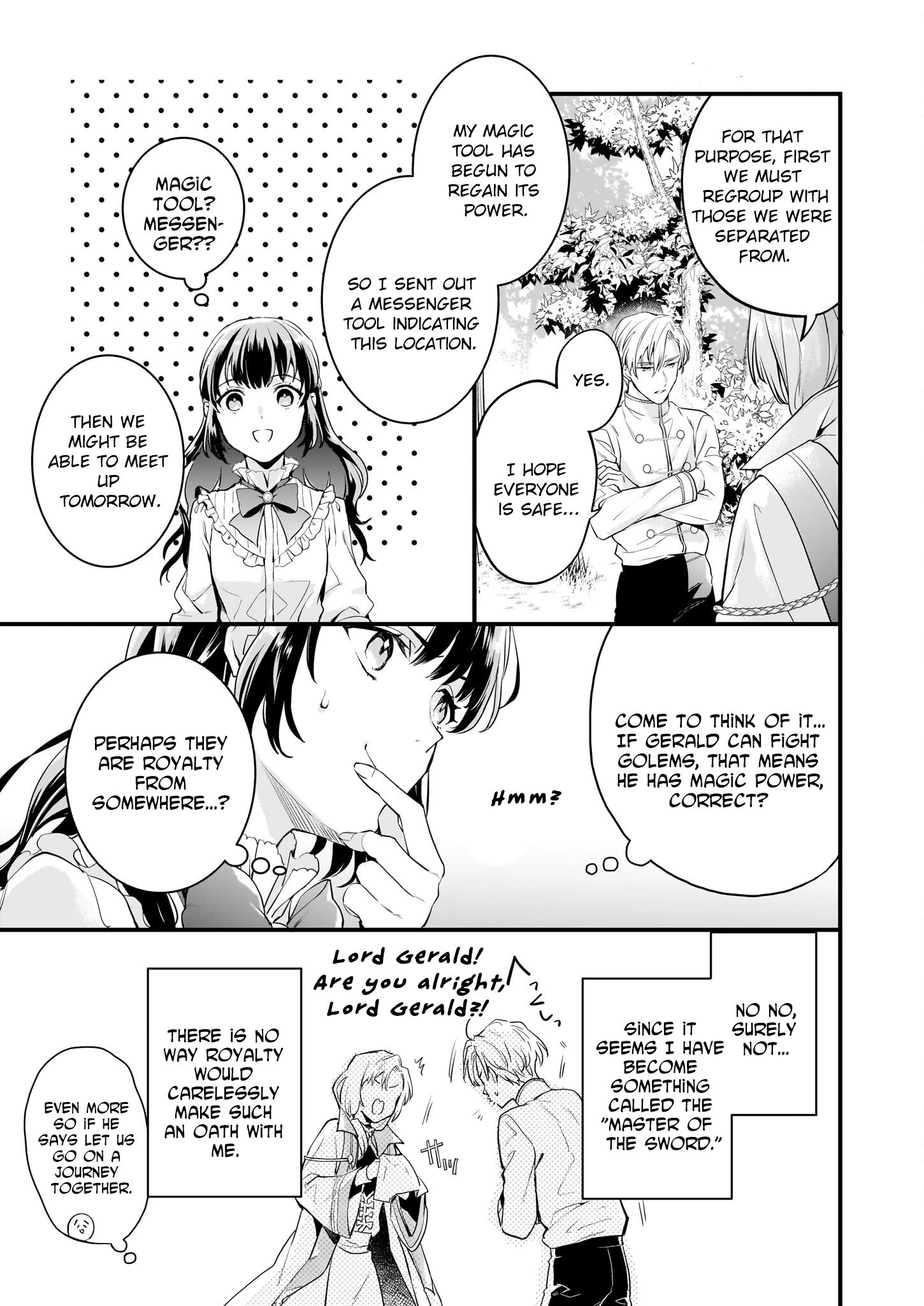 The Exiled Former Lady Loved by a Prince She Found in the Forest, Awakening as a Saint. Chapter 4 Page 35